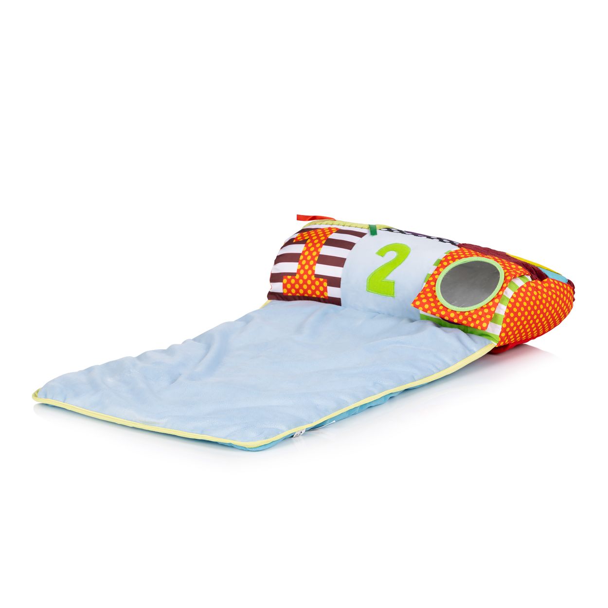 Chipolino Babykissen Spielmatte Spielkissen Spiegel Greifling Motorikspielzeug bunt - Bild 1