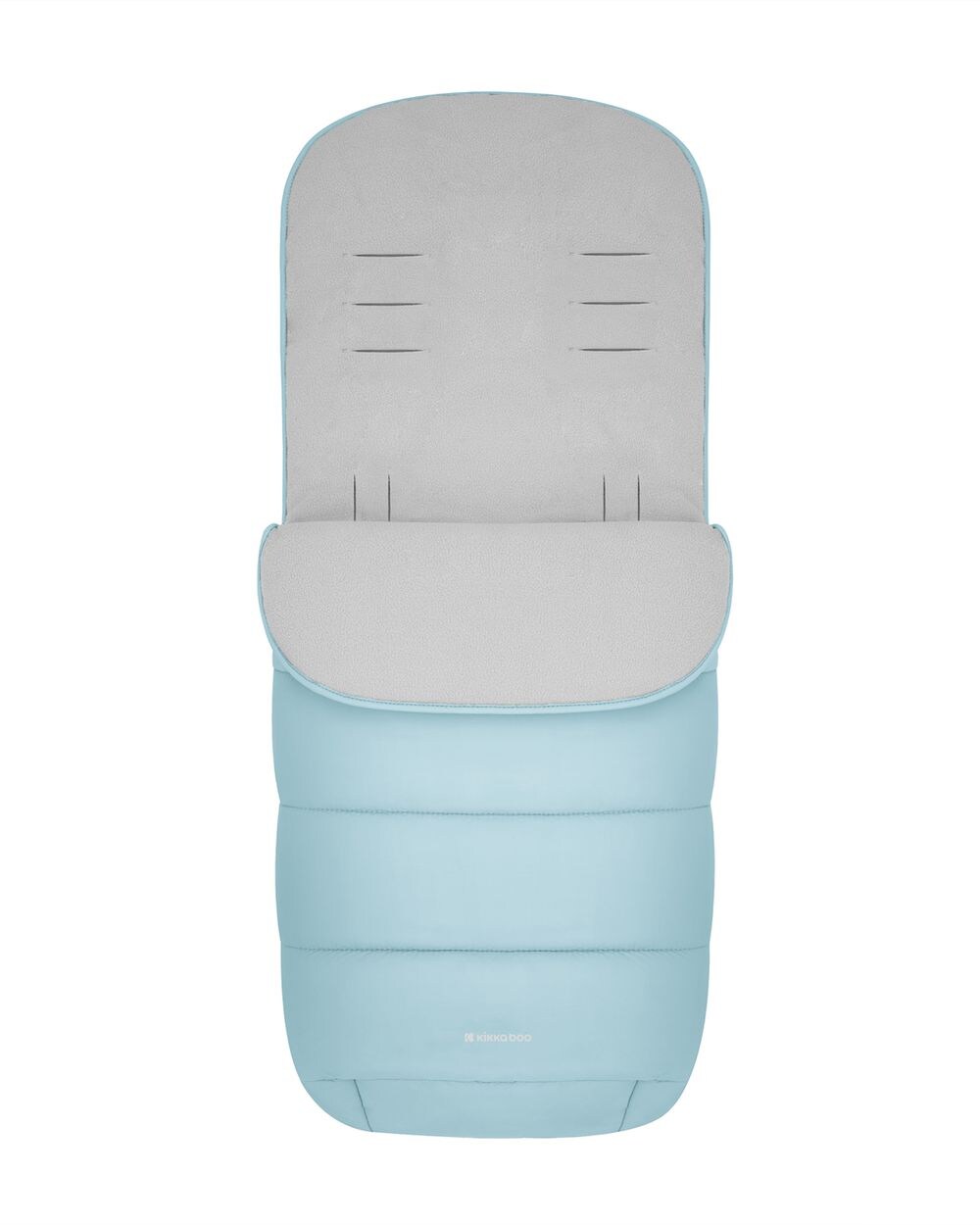 Kikkaboo Fußsack Classic für Kinderwagen Fleece Reißverschluss wasserabweisend hellblau
