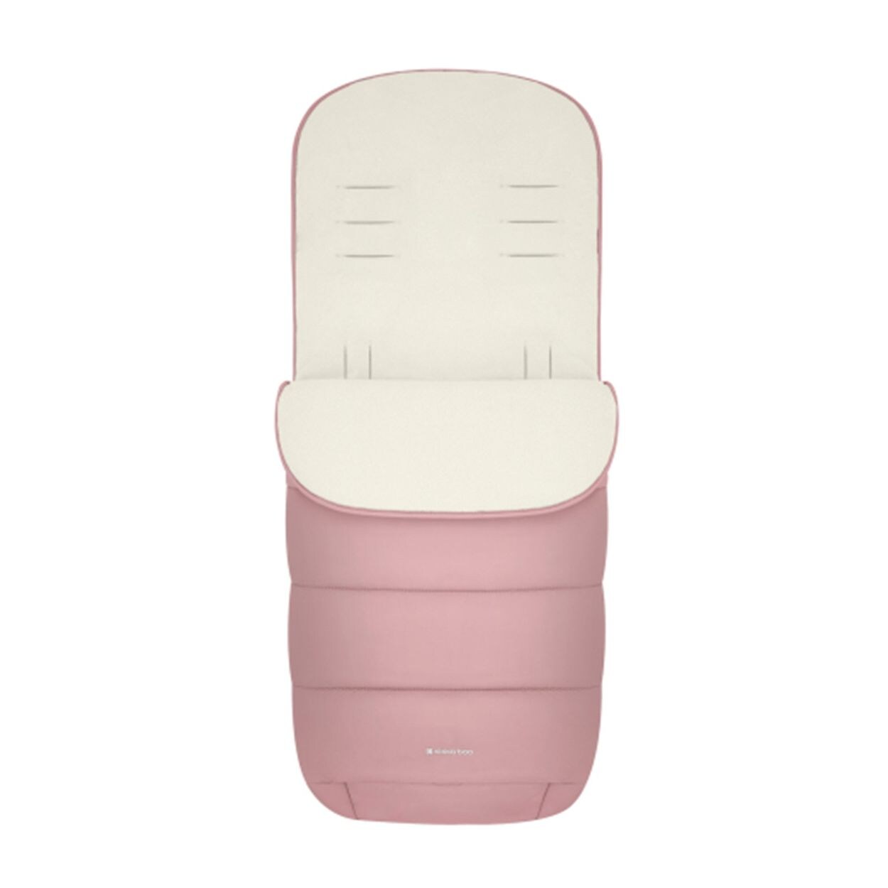 Kikkaboo Fußsack Classic für Kinderwagen Fleece Reißverschluss wasserabweisend pink