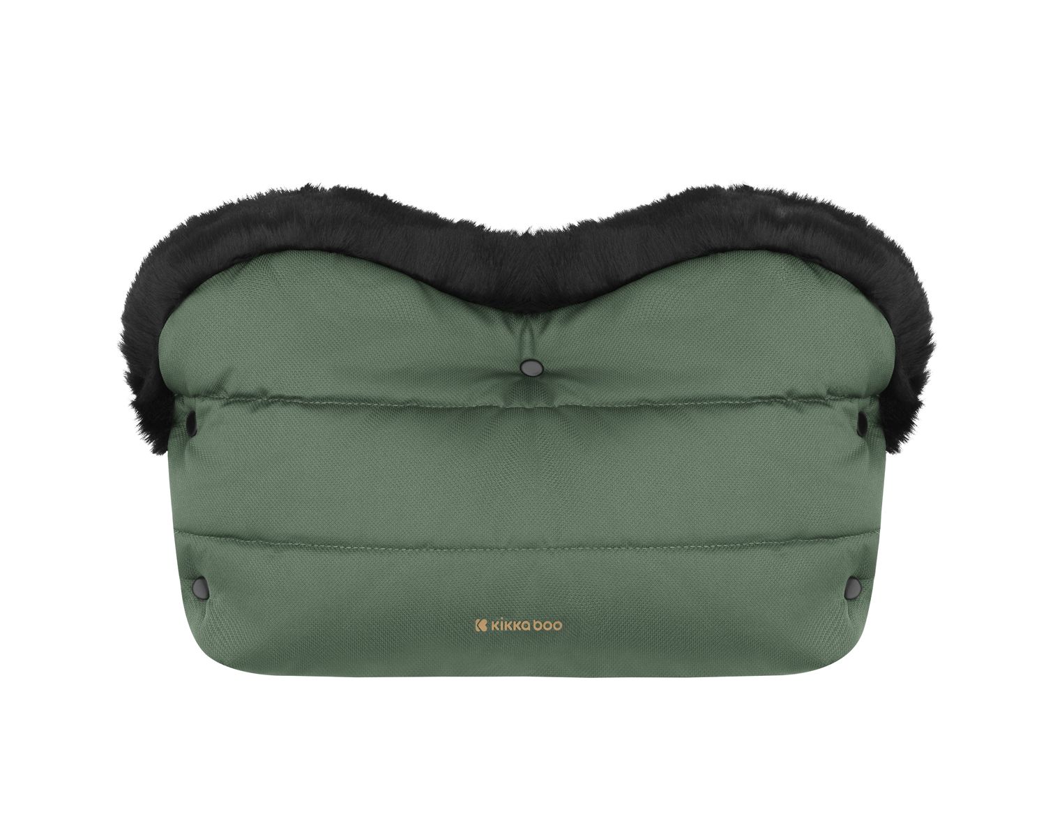 Kikka boo Kinderwagen Handw&auml;rmer Urban, Handmuff, Steppdesign, Druckkn&ouml;pfe gr&uuml;n - Bild 1