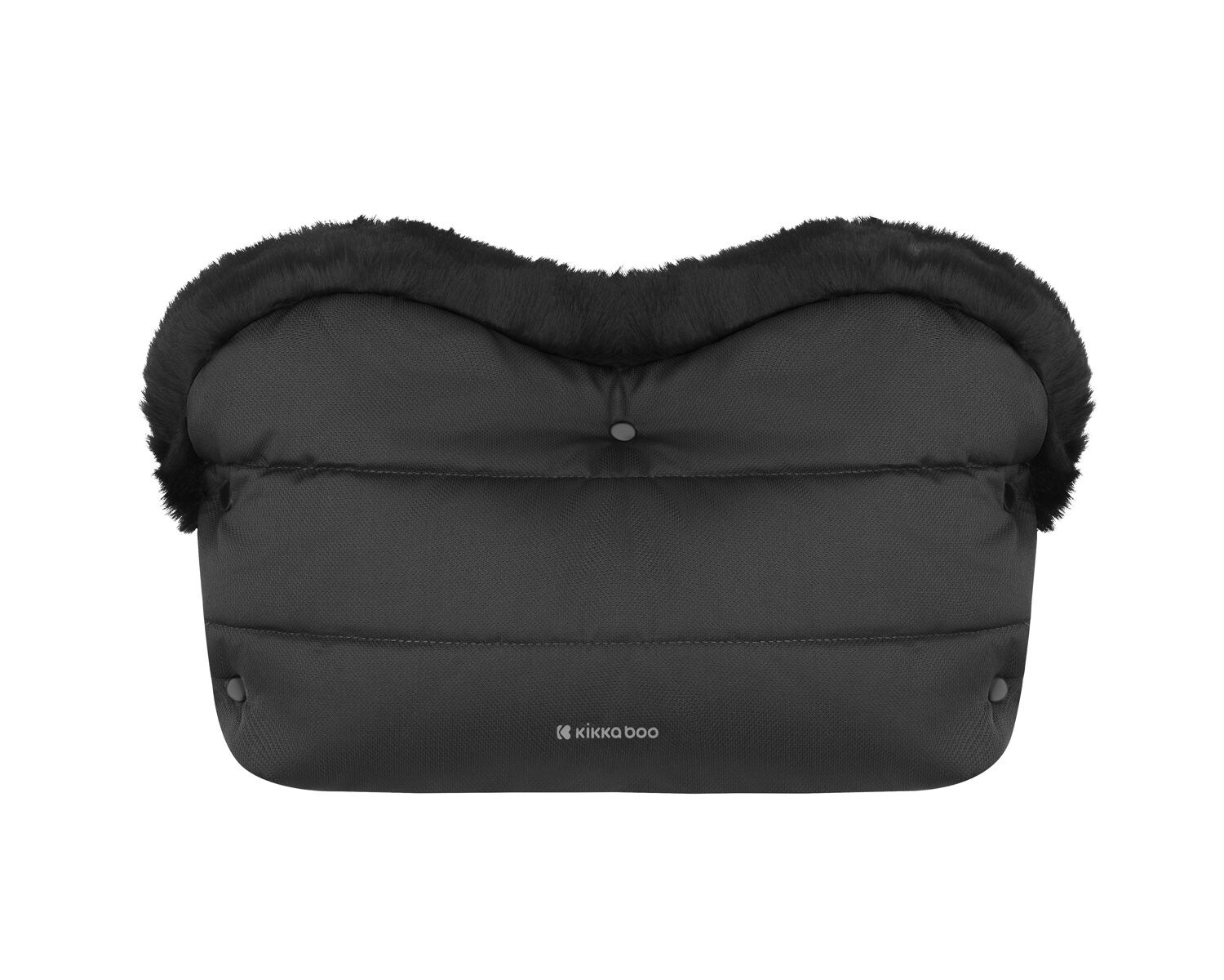 Kikka boo Kinderwagen Handwärmer Urban, Handmuff, Steppdesign, Druckknöpfe schwarz | 03800171215442