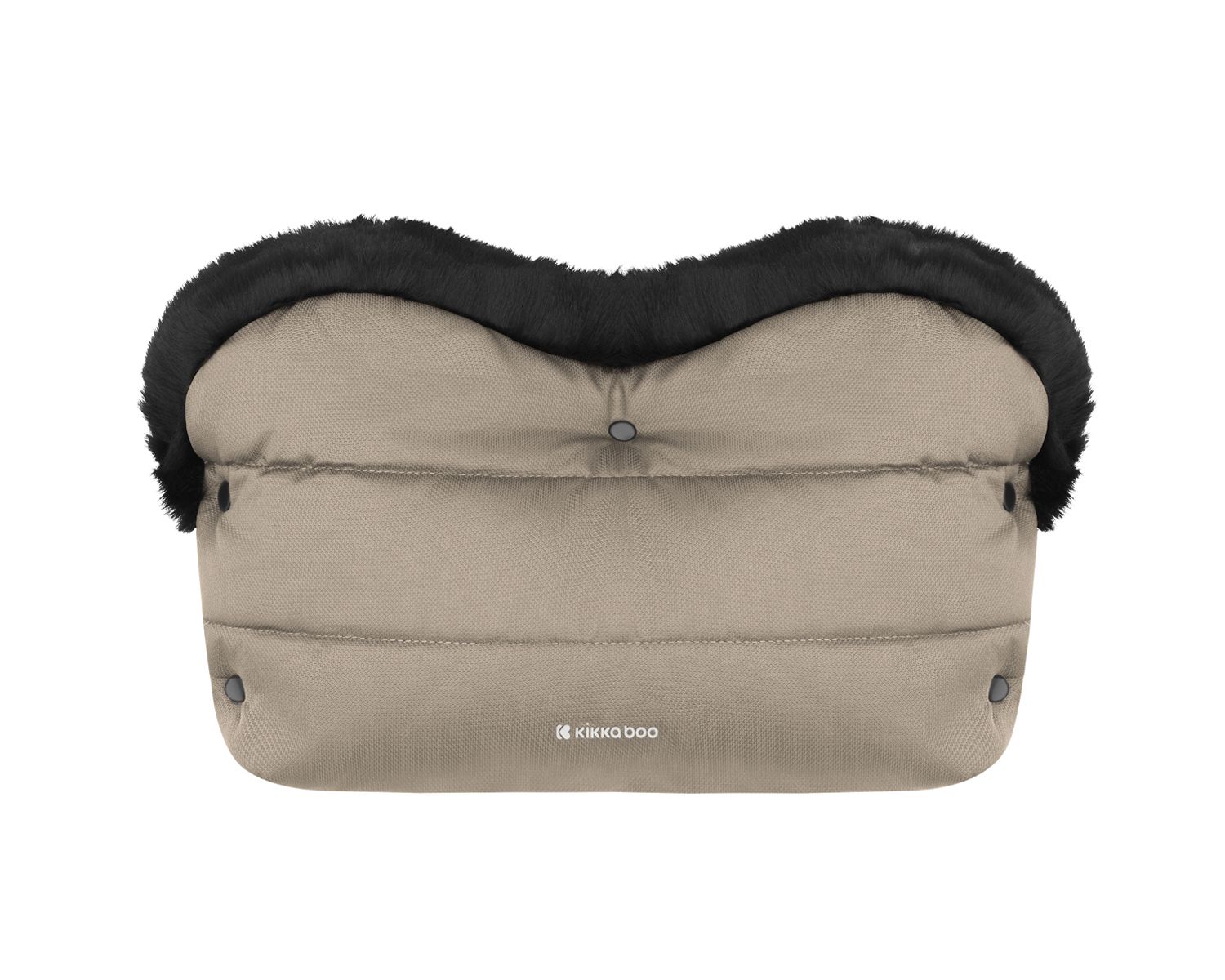 Kikka boo Kinderwagen Handw&auml;rmer Urban, Handmuff, Steppdesign, Druckkn&ouml;pfe beige - Bild 1