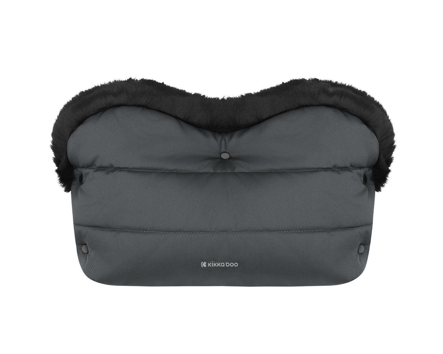 Kikka boo Kinderwagen Handw&auml;rmer Urban, Handmuff, Steppdesign, Druckkn&ouml;pfe grau - Bild 1