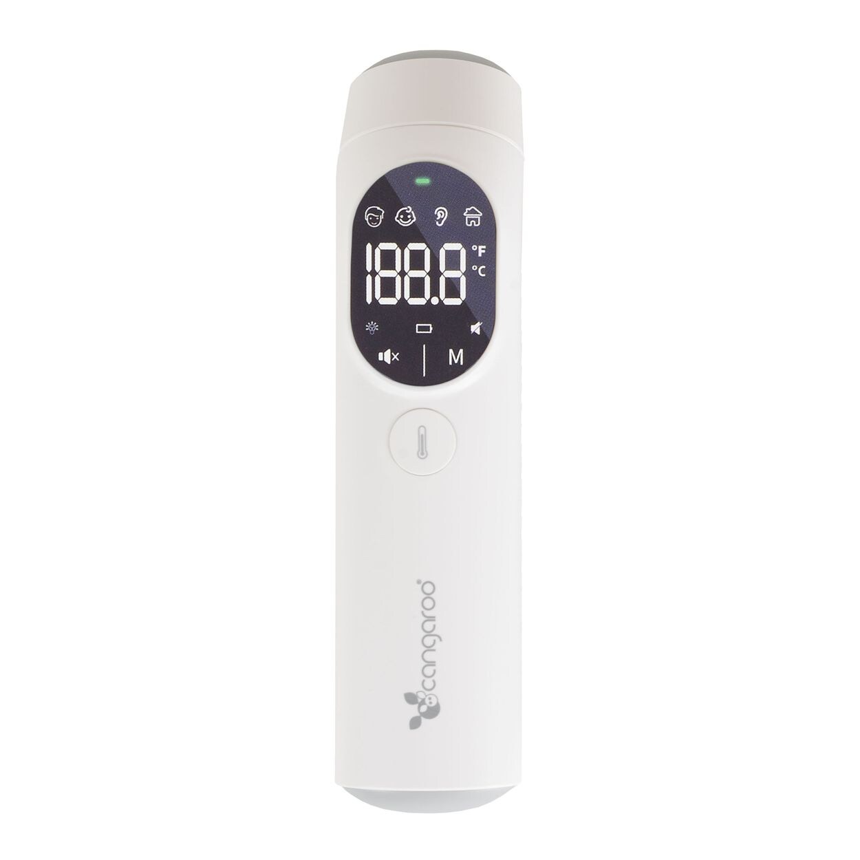 Cangaroo Infrarot-Thermometer Clarity Stirn Ohr Messung LED-Anzeige kontaktlos weiß