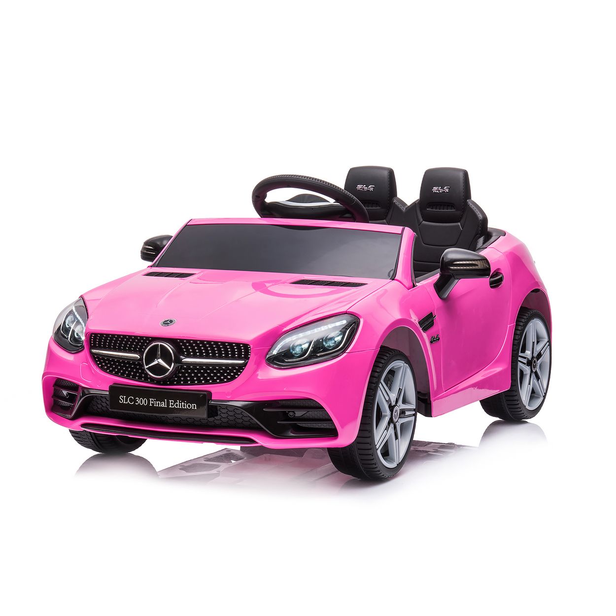 Chipolino Kinder Elektroauto Mercedes Benz SLC300 Fernbedienung MP3 Bluetooth pink - Bild 1