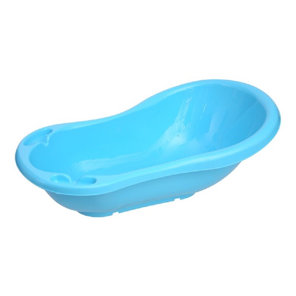 Lorelli Babybadewanne mit Ablagef&auml;cher, 84 cm lang, ergonomische Form ab Geburt hellblau - Bild 1