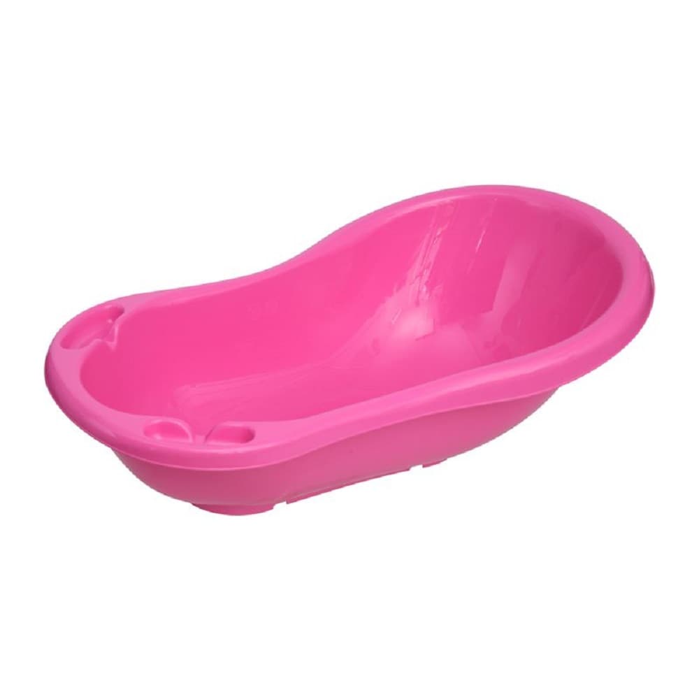 Lorelli Babybadewanne mit Ablagef&auml;cher, 84 cm lang, ergonomische Form ab Geburt pink - Bild 1