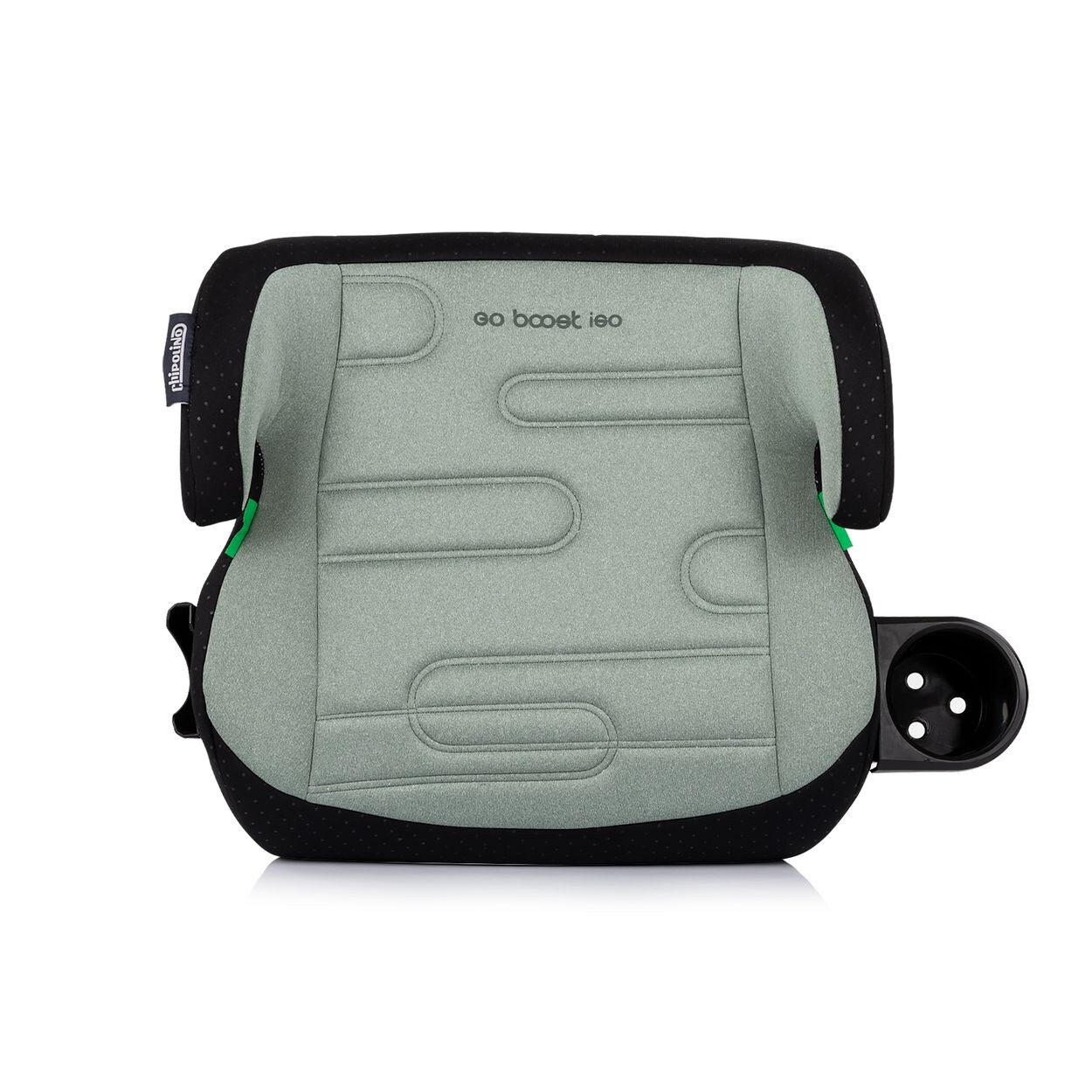 Chipolino Kindersitzerhöhung Go Boost i-Size Isofix (125-150cm) Getränkehalter grün