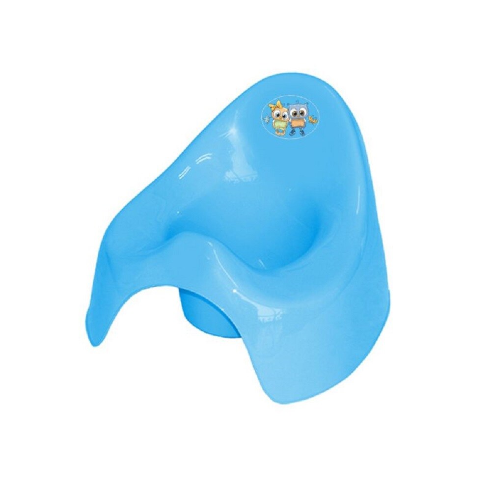 Lorelli T&ouml;pfchen aus unbedenklichem Kunststoff, Spritzschutz, leicht zu reinigen blau - Bild 1