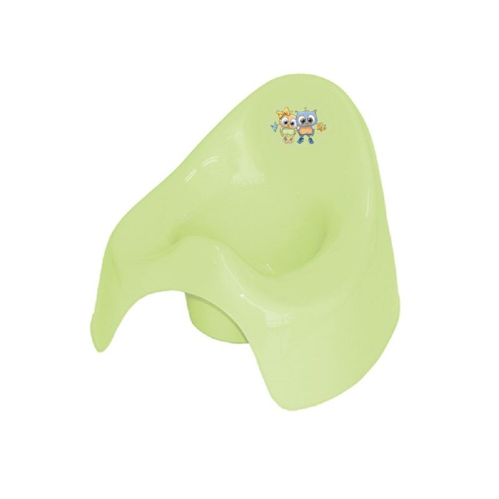 Lorelli T&ouml;pfchen aus unbedenklichem Kunststoff, Spritzschutz, leicht zu reinigen hellgr&uuml;n - Bild 1
