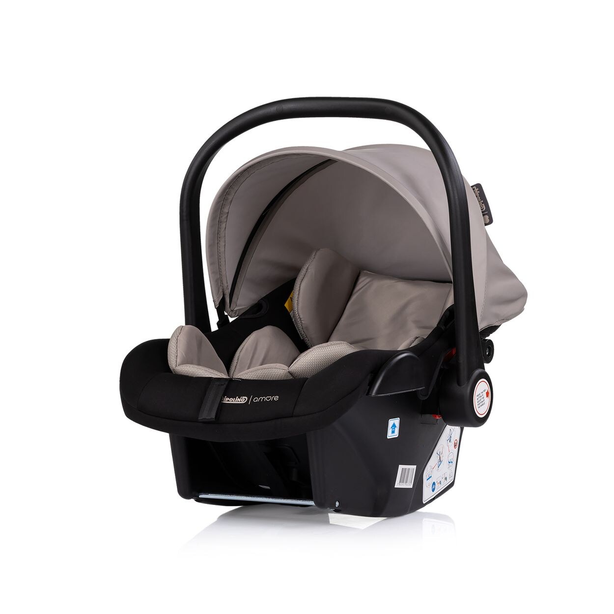 Chipolino Set Babyschale Isofix-Basisstation Amore i-Size Gruppe 0+ (0 - 13 kg) braun