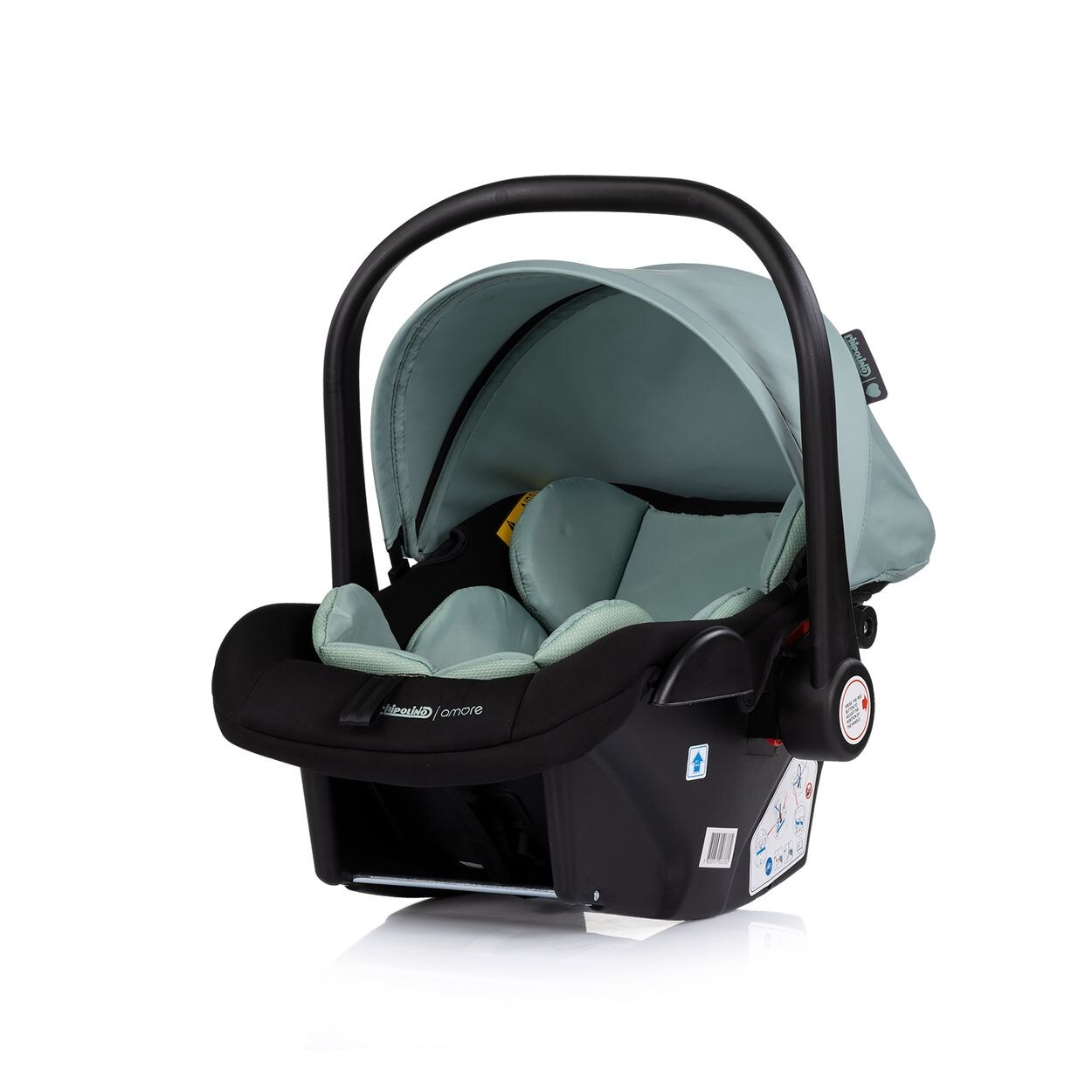 Chipolino Set Babyschale Isofix-Basisstation Amore i-Size Gruppe 0+ (0 - 13 kg) türkis