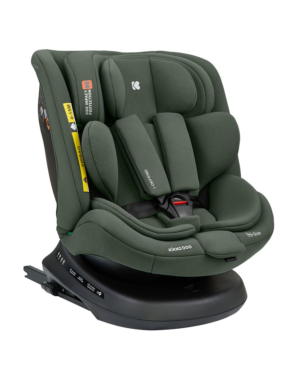 Kikka boo Kindersitz i-Defend i-Size (40-150cm) Isofix, 360 Grad Drehung, SPS gr&uuml;n - Bild 1