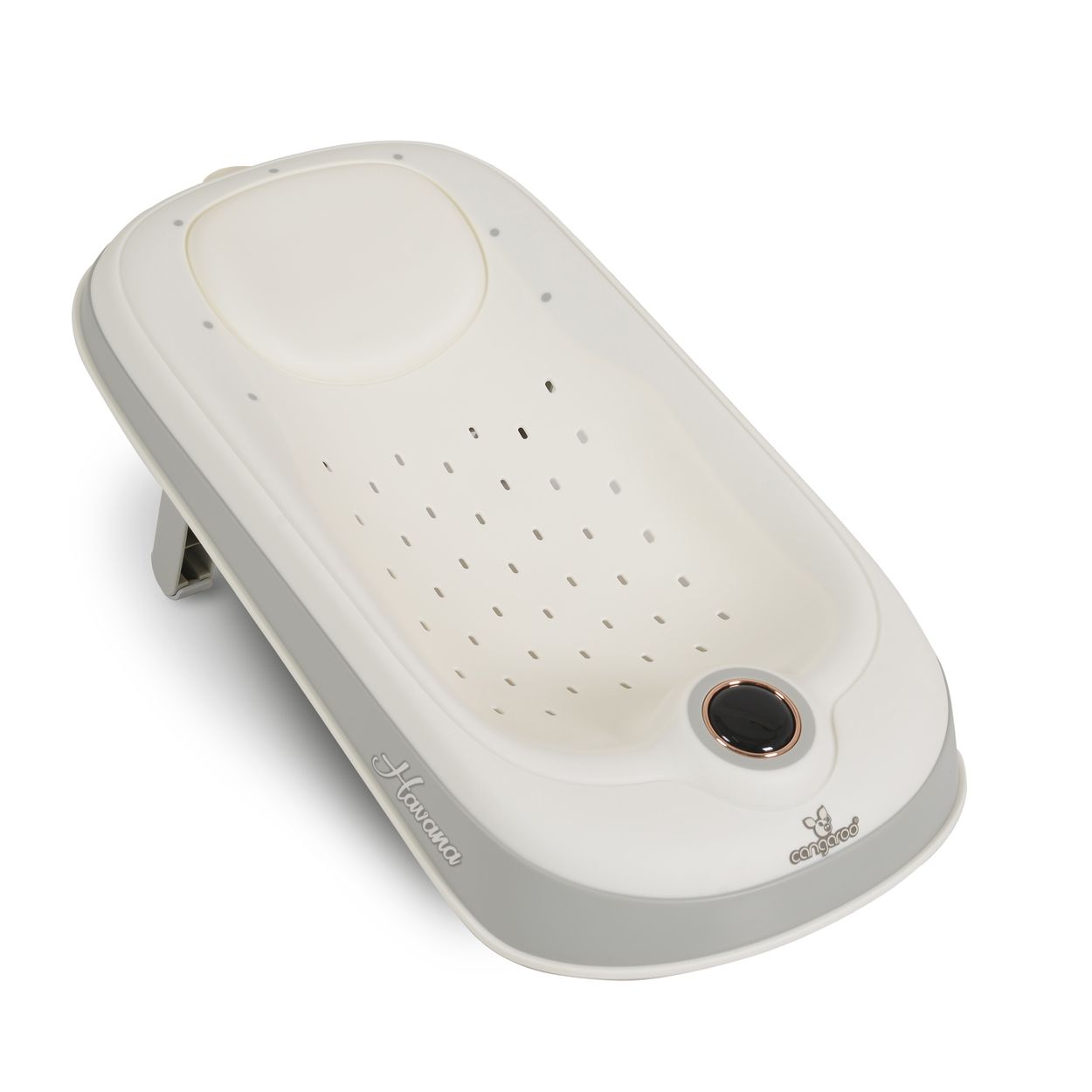 Cangaroo Baby Badesitz Havanna Thermometer Liegeposition verstellbar klappbar - Bild 1