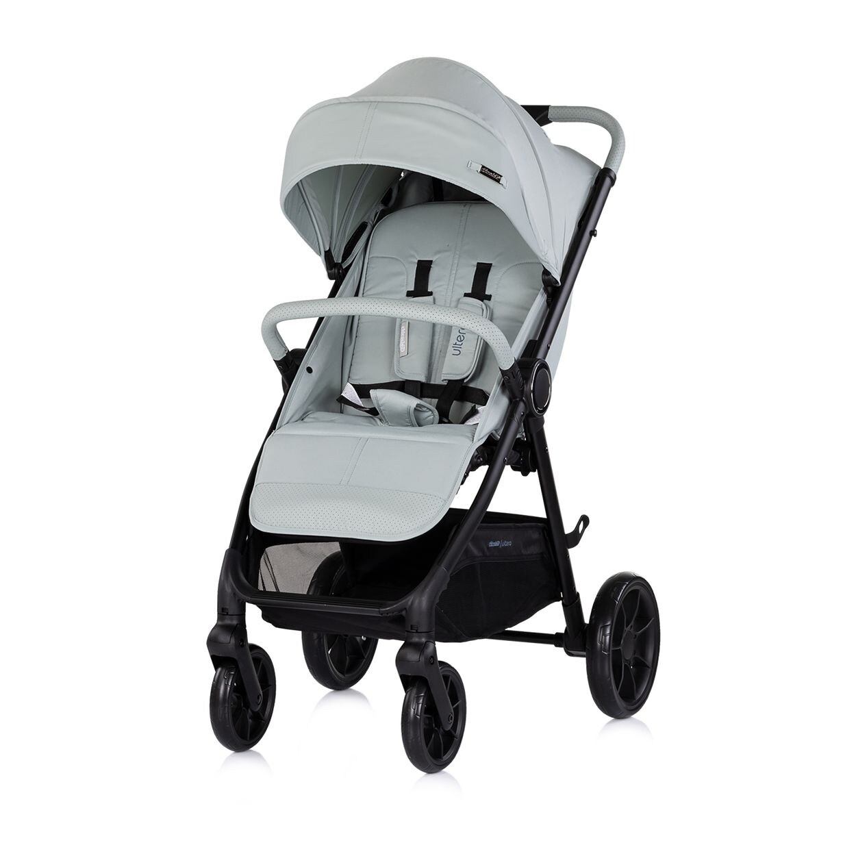 Chipolino Kinderwagen Ultera Buggy klappbar Korb Federung Hinterradbremse Gurt türkis | 03800933003270