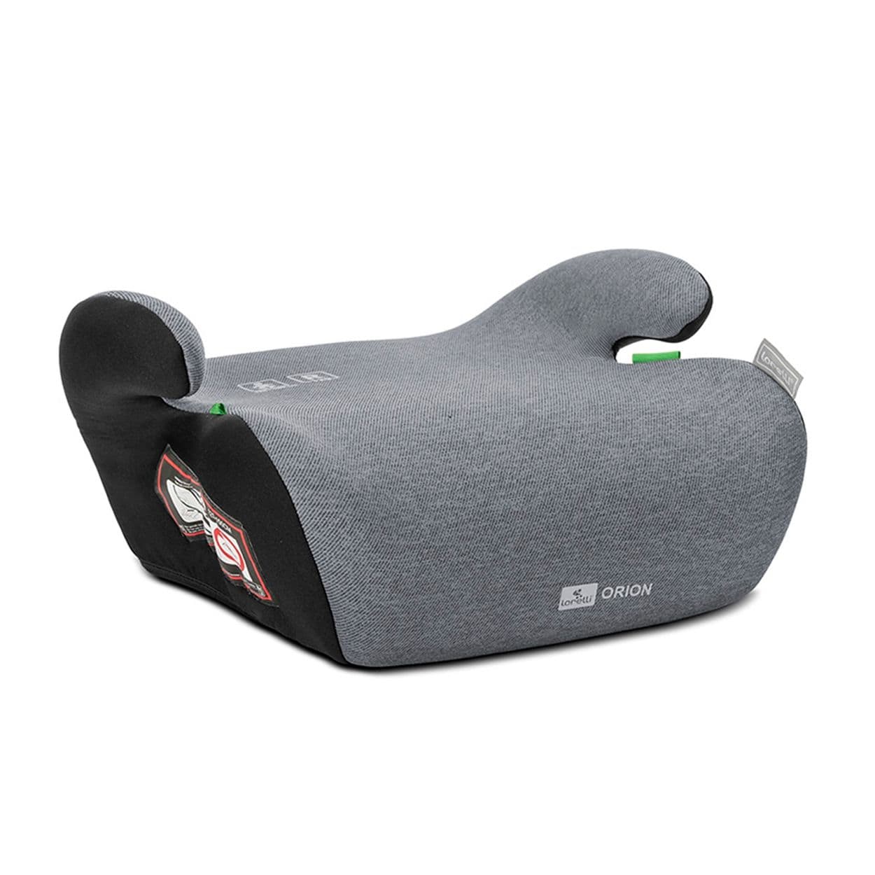 Lorelli Kindersitzerh&ouml;hung i-Size Orion (125-150cm) Boostersitz, Bezug waschbar grau schwarz - Bild 1