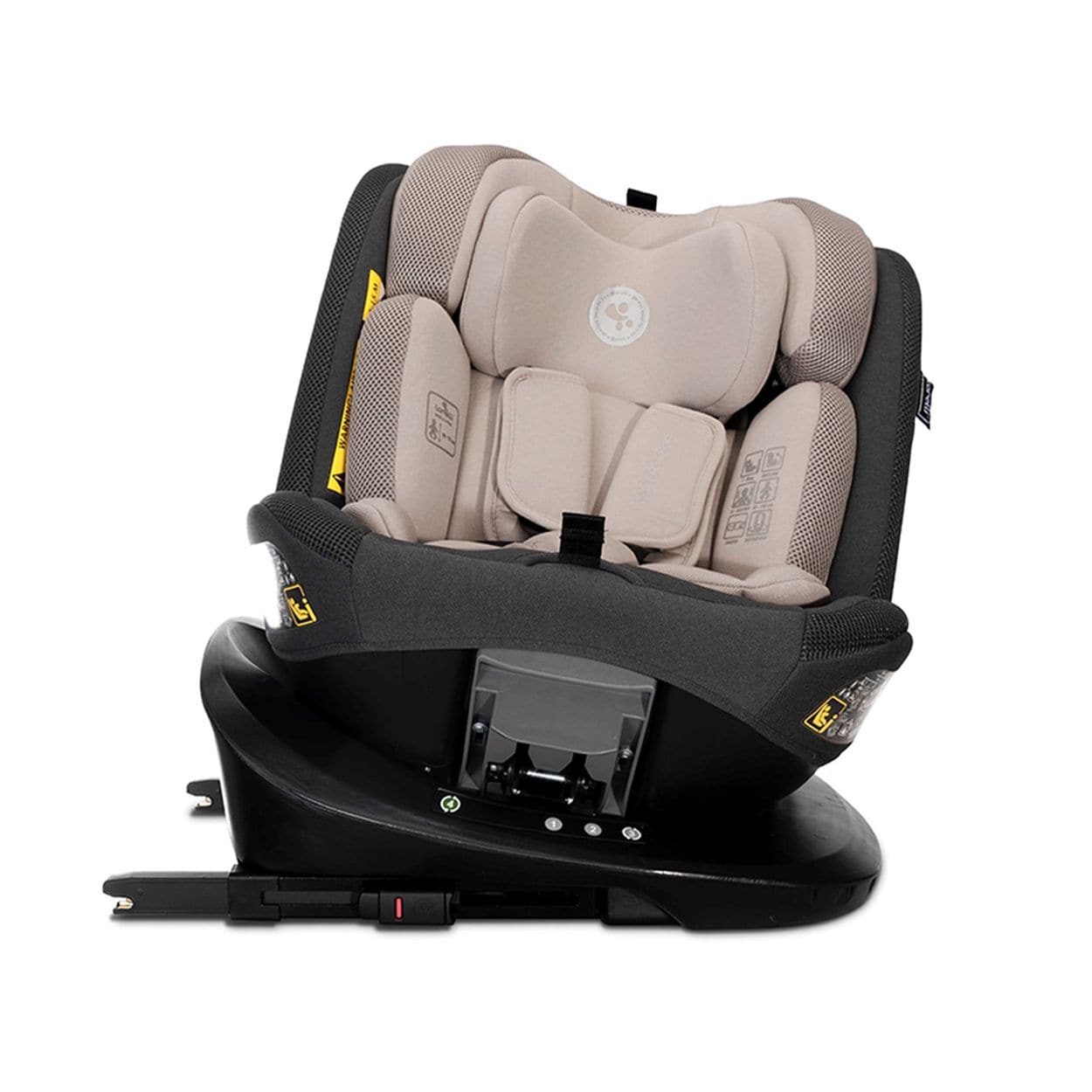 Lorelli Kindersitz Imola i-Size 40-150 cm Isofix 360 Grad Drehung Top Tether beige - Bild 1