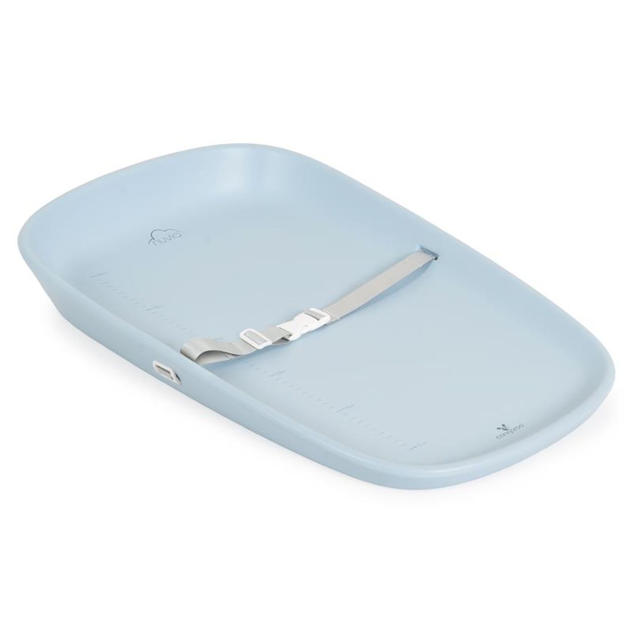 Cangaroo Wickelauflage Nuvia tragbar Gurt Messskala EVA-Material R&uuml;ckenlehne blau - Bild 1