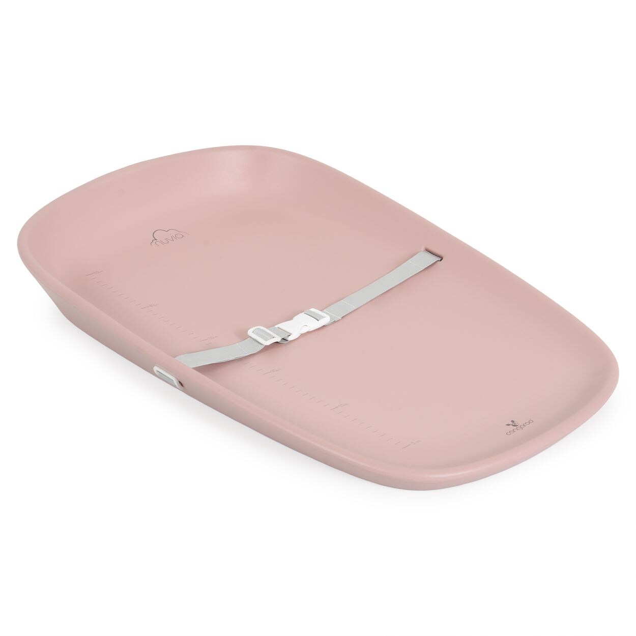 Cangaroo Wickelauflage Nuvia tragbar Gurt Messskala EVA-Material Rückenlehne rosa