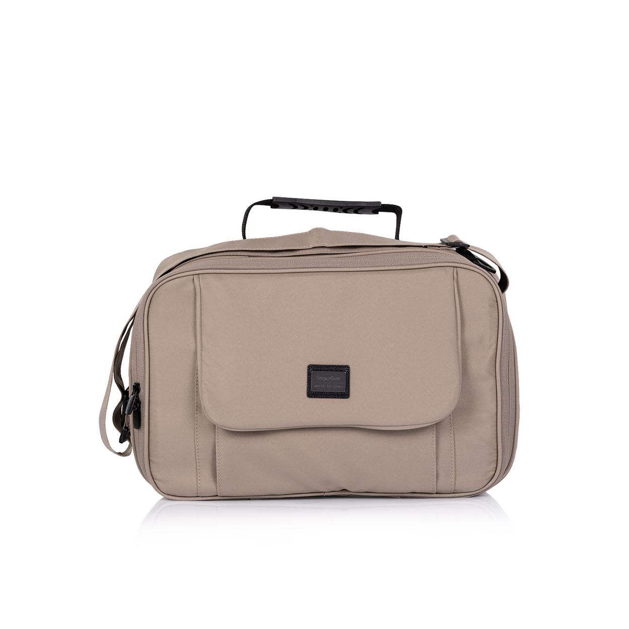 Chipolino Wickeltasche universal Vordertasche Schultergurt Rei&szlig;verschluss Unisex beige - Bild 1