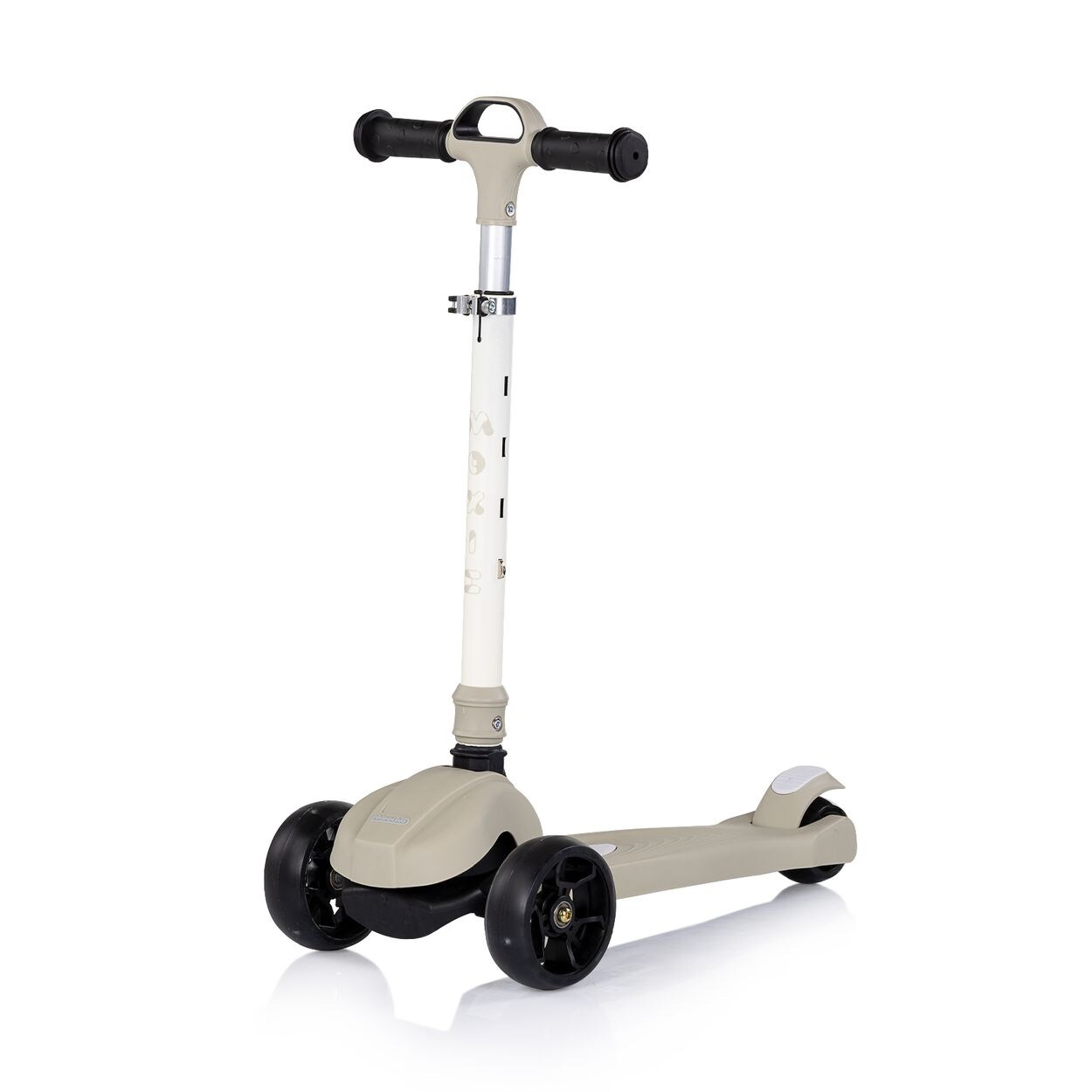 Chipolino Kinderroller Moxie Musik, Licht, klappbar, Tragegriff, 3-Räder, Bremse grau