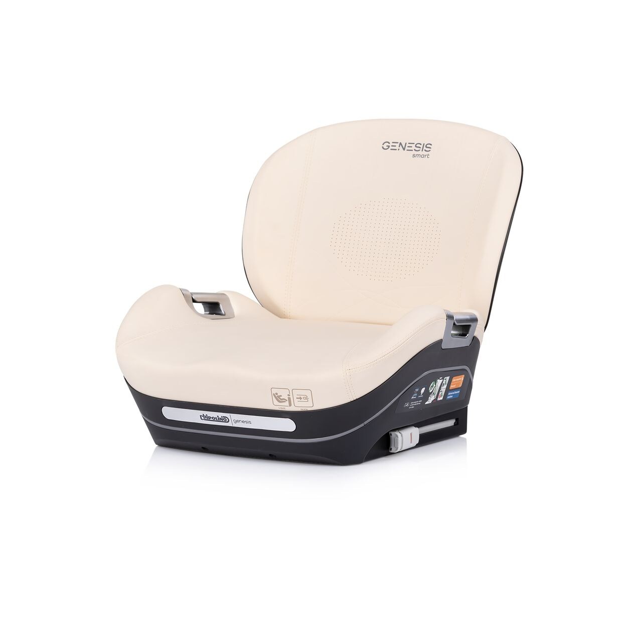 Chipolino Sitzerhöhung Genesis Smart i-Size 125-150 cm Isofix Kühlung Heizung beige