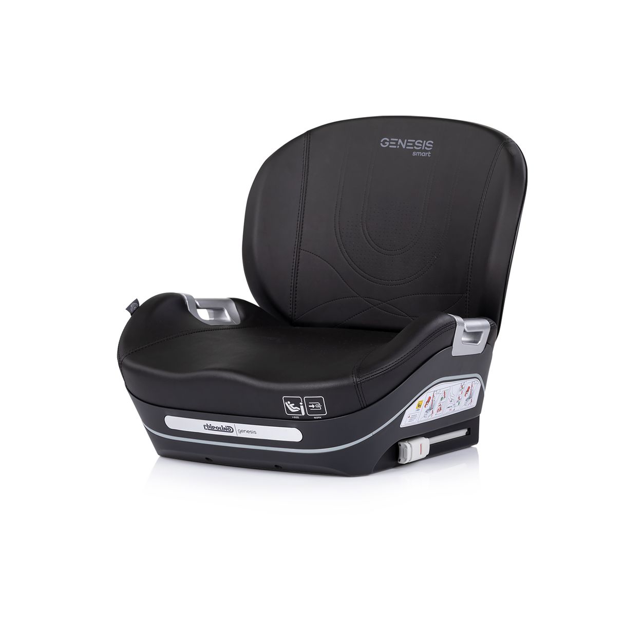 Chipolino Sitzerh&ouml;hung Genesis Smart i-Size 125-150 cm Isofix K&uuml;hlung Heizung schwarz - Bild 1