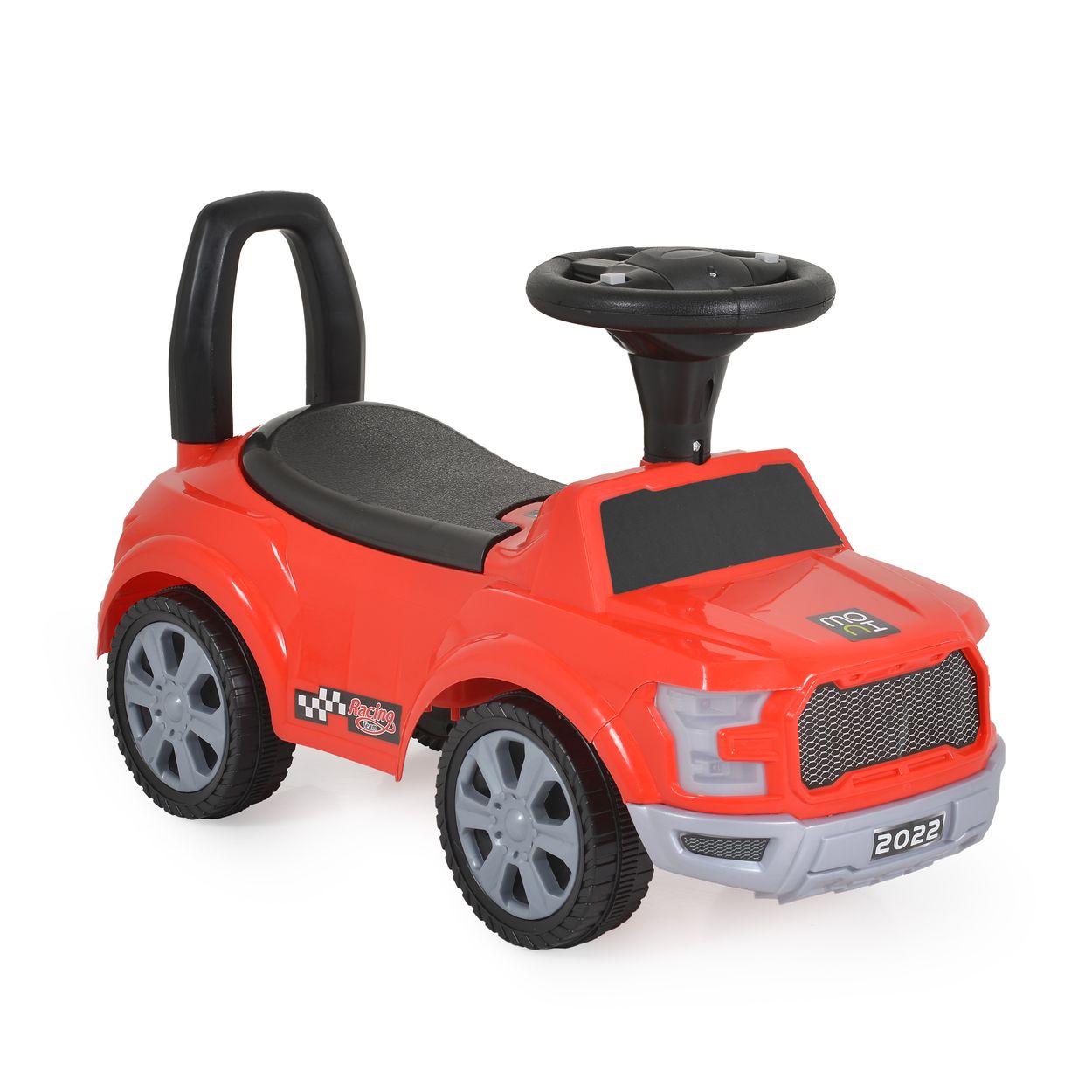 Moni Rutschfahrzeug Orlando Musik Lichter Staufach Kunststoffreifen ab 1 Jahr rot - Bild 1