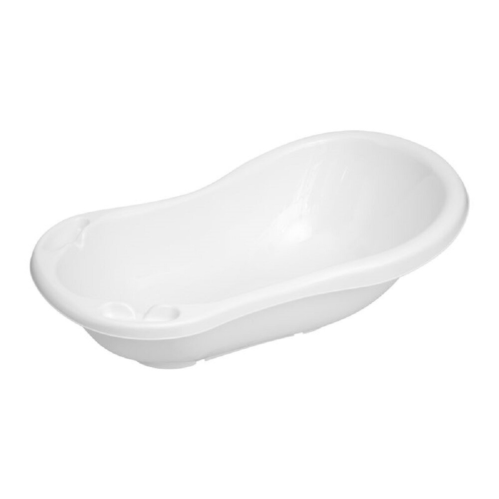 Lorelli Babybadewanne mit Ablagef&auml;cher, 84 cm lang, ergonomische Form ab Geburt weiss - Bild 1