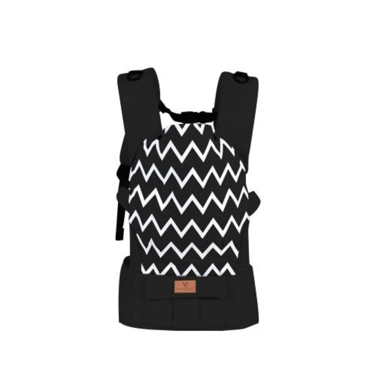 Cangaroo Babytrage Explorer 3 in 1 Bauch- und R&uuml;ckentrage bis 15 kg ab 4 Monate black - Bild 1