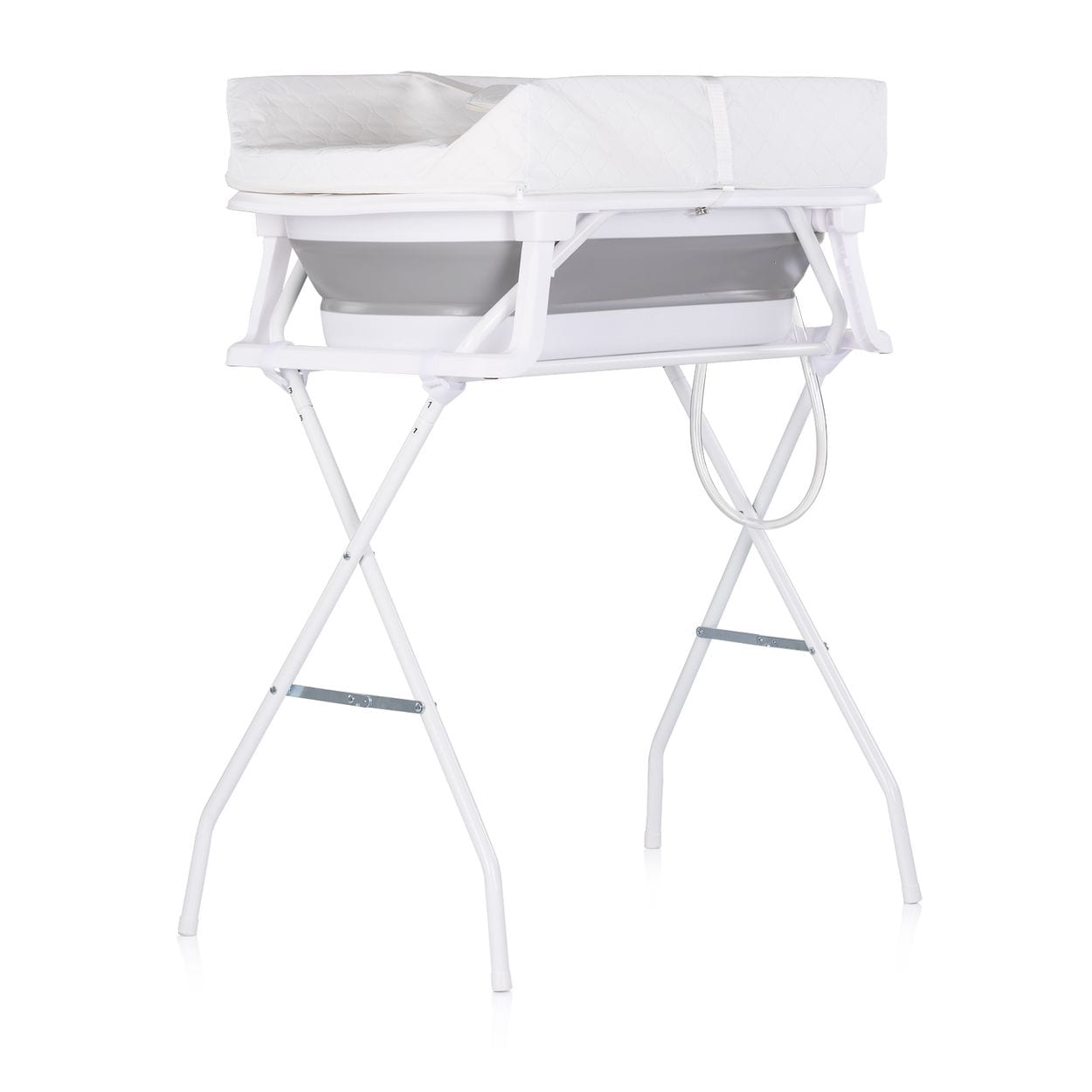 Chipolino Babywanne, Wickeltisch 2 in 1 Sonata St&auml;nder faltbar Thermometer 11 kg grau - Bild 1