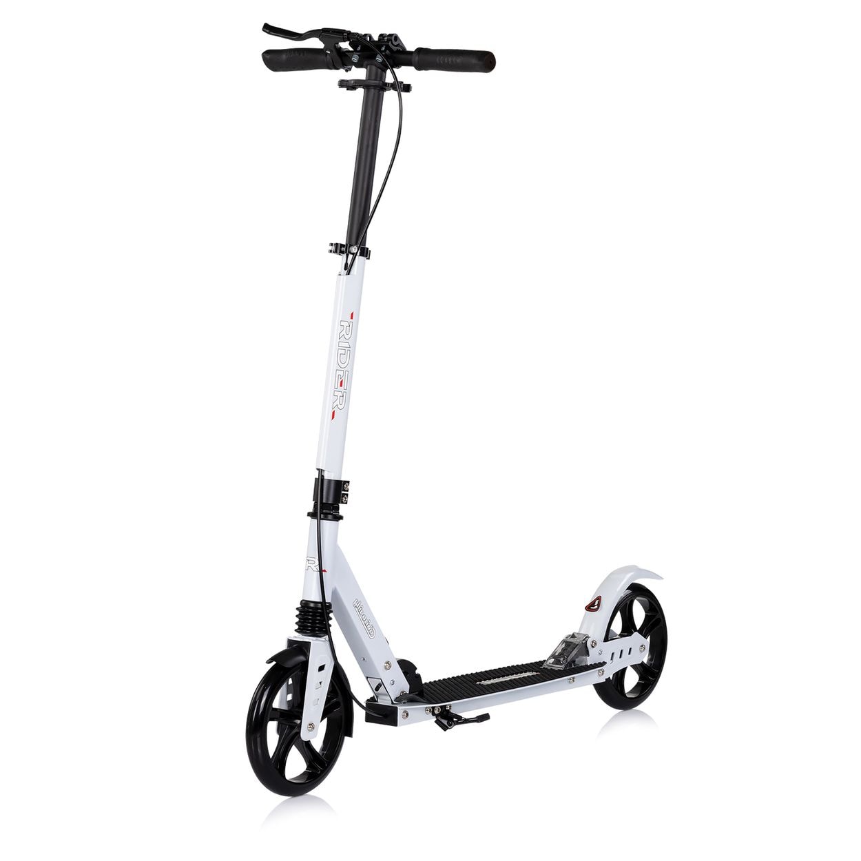 Chipolino Kinderroller Rider PU-R&auml;der klappbar Sto&szlig;d&auml;mpfer h&ouml;henverstellbar wei&szlig; - Bild 1