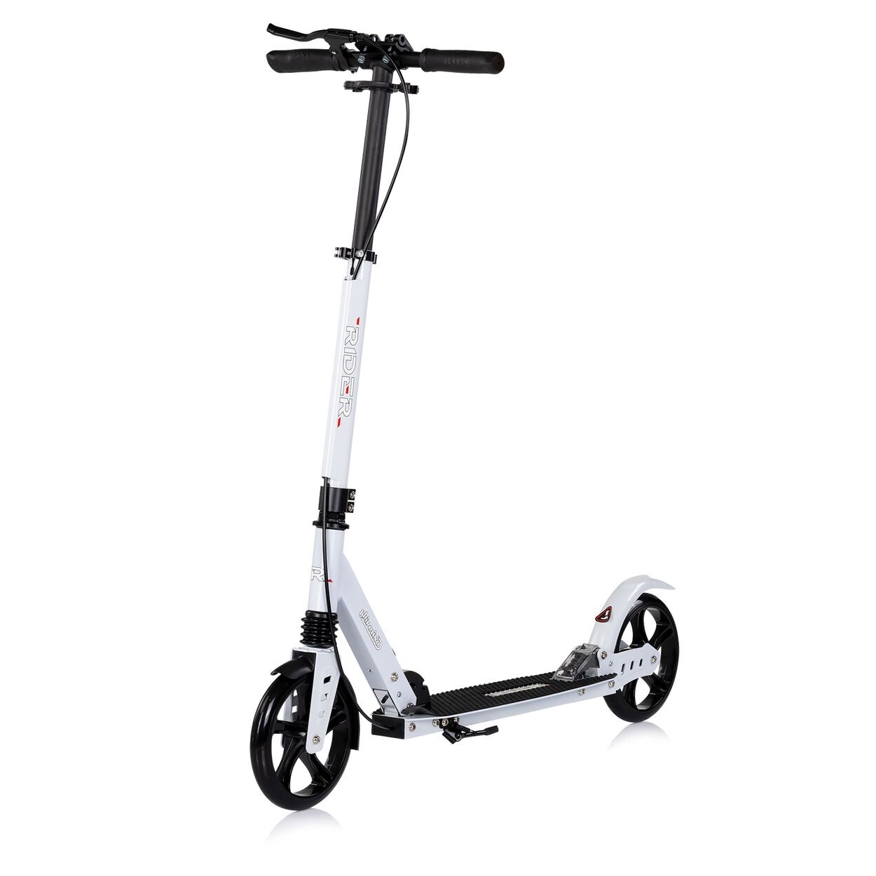 Chipolino Kinderroller Rider PU-Räder klappbar Stoßdämpfer höhenverstellbar weiß