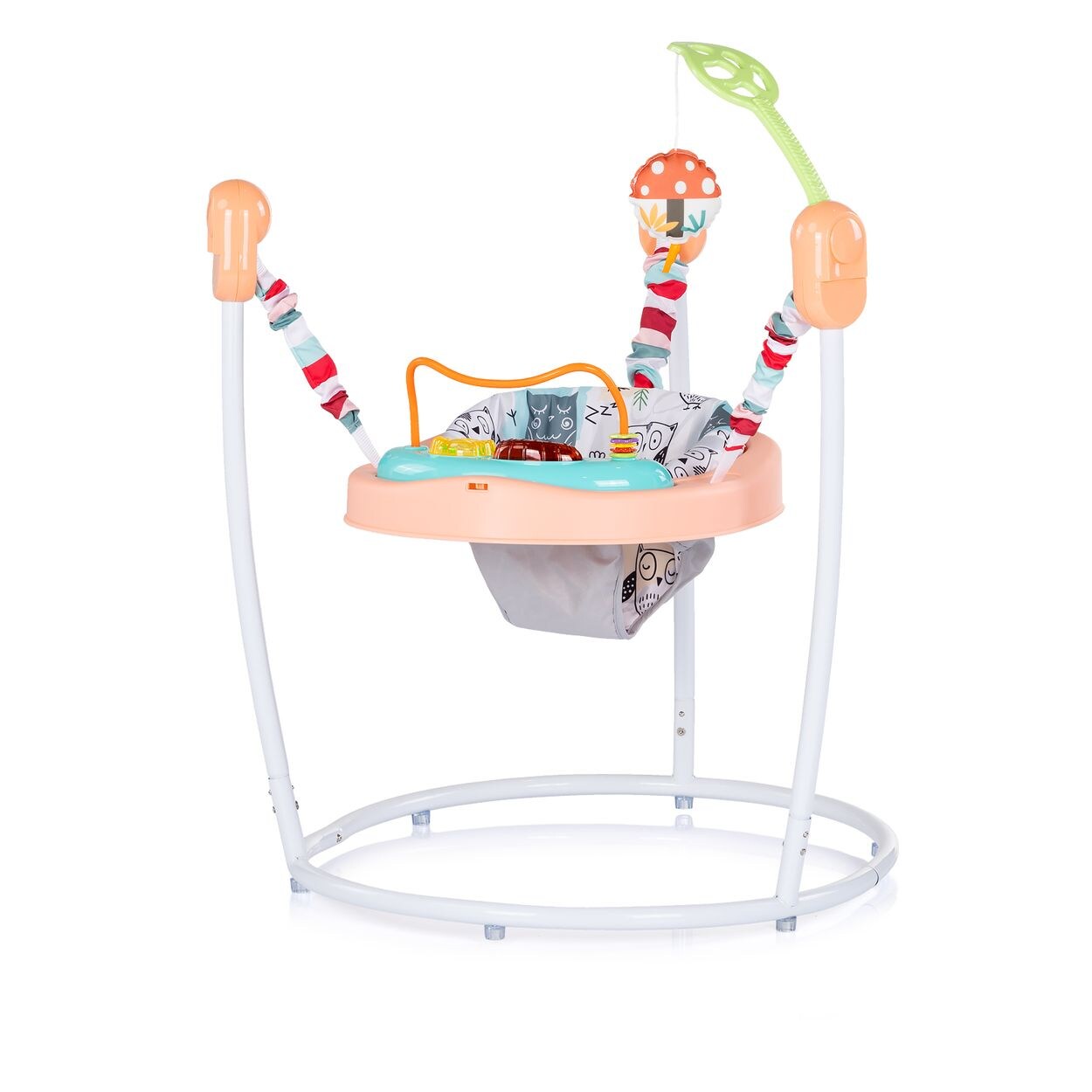 Chipolino Hopser Jumpy Joy Musik Licht Tiere Hängespielzeug Motorikspielzeug rosa
