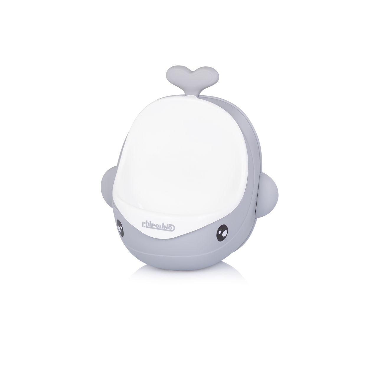 Chipolino Urinal Wal Toilettentrainer Beh&auml;lter abnehmbar Spritzschutz ab 1 Jahr grau - Bild 1
