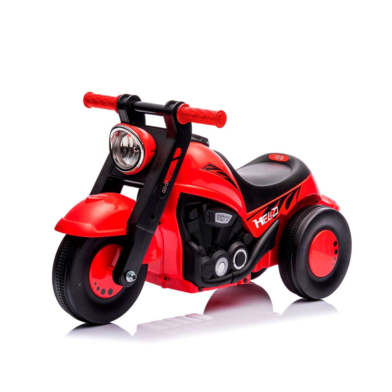 Chipolino Rutscher Bubble Rider Musik Seifenblasen Motorraddesign ab 3 Jahren rot