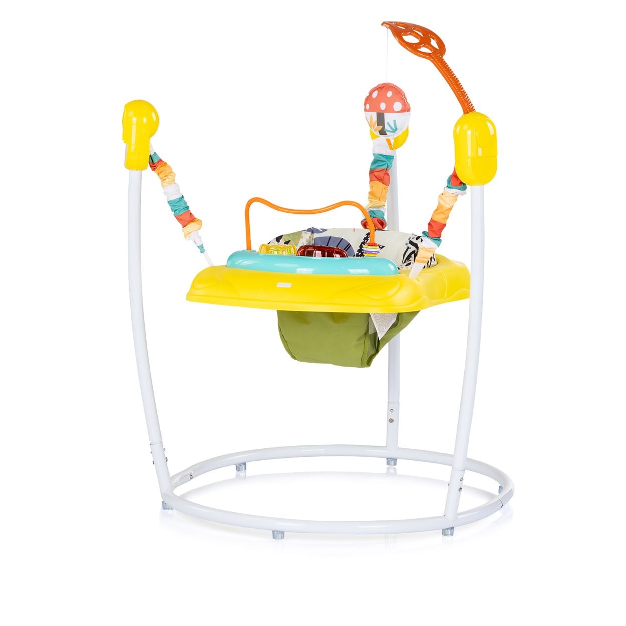 Chipolino Hopser Jumpy Car Musik Licht H&auml;ngespielzeug Musikpanel verstellbar gelb - Bild 1