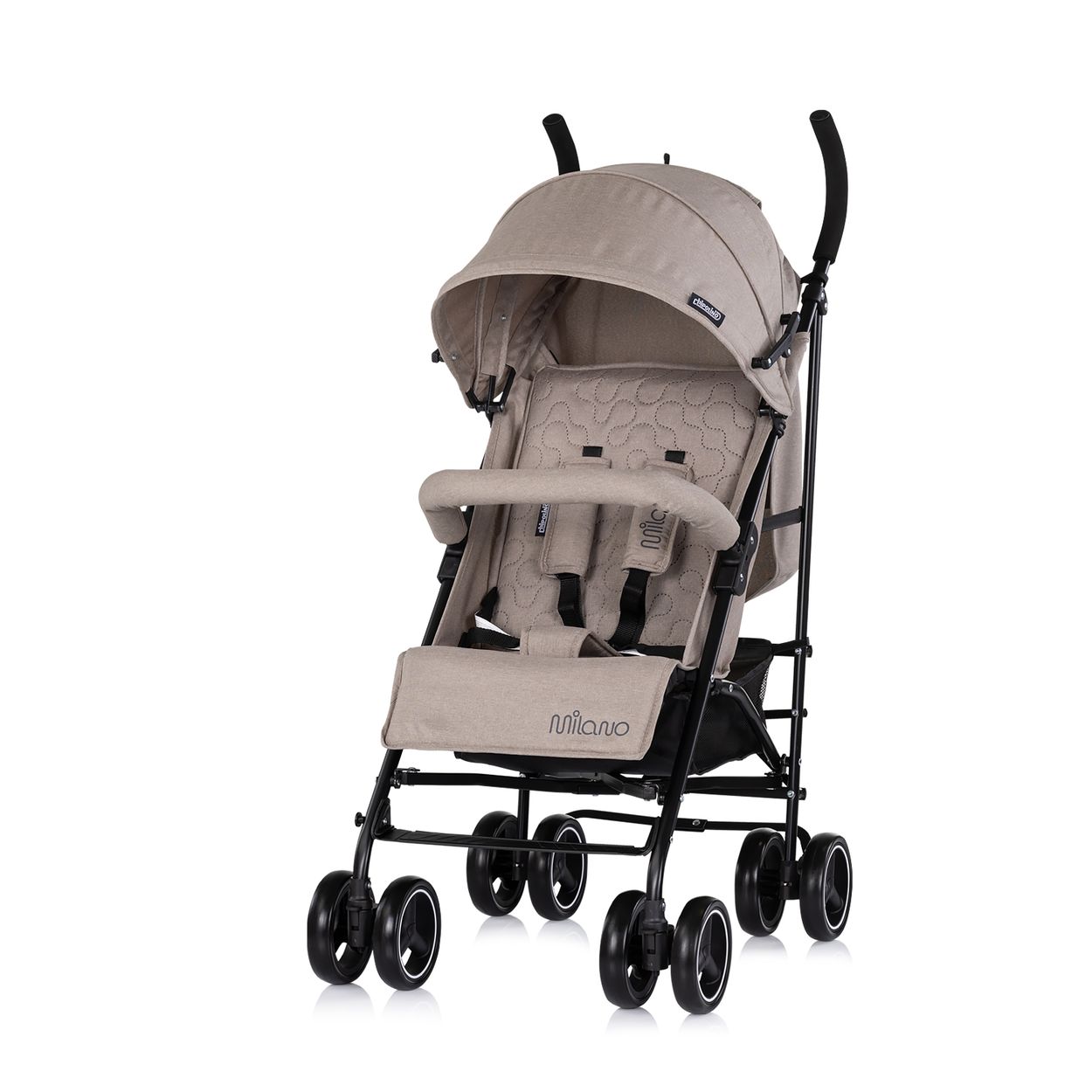 Chipolino Kinderwagen Milano Buggy bis 22 kg, R&uuml;ckenlehne verstellbar, faltbar BEB - Bild 1