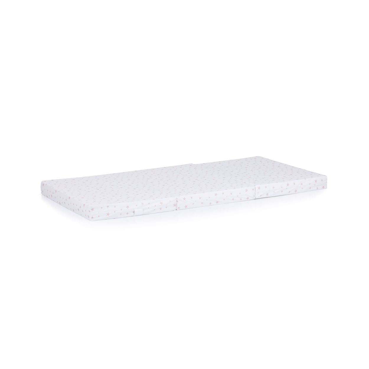 Chipolino Babybett Matratze Stars faltbar, Bezug waschbar, Gr&ouml;&szlig;e 120 x 60 x 6 cm wei&szlig; Sterne - Bild 1