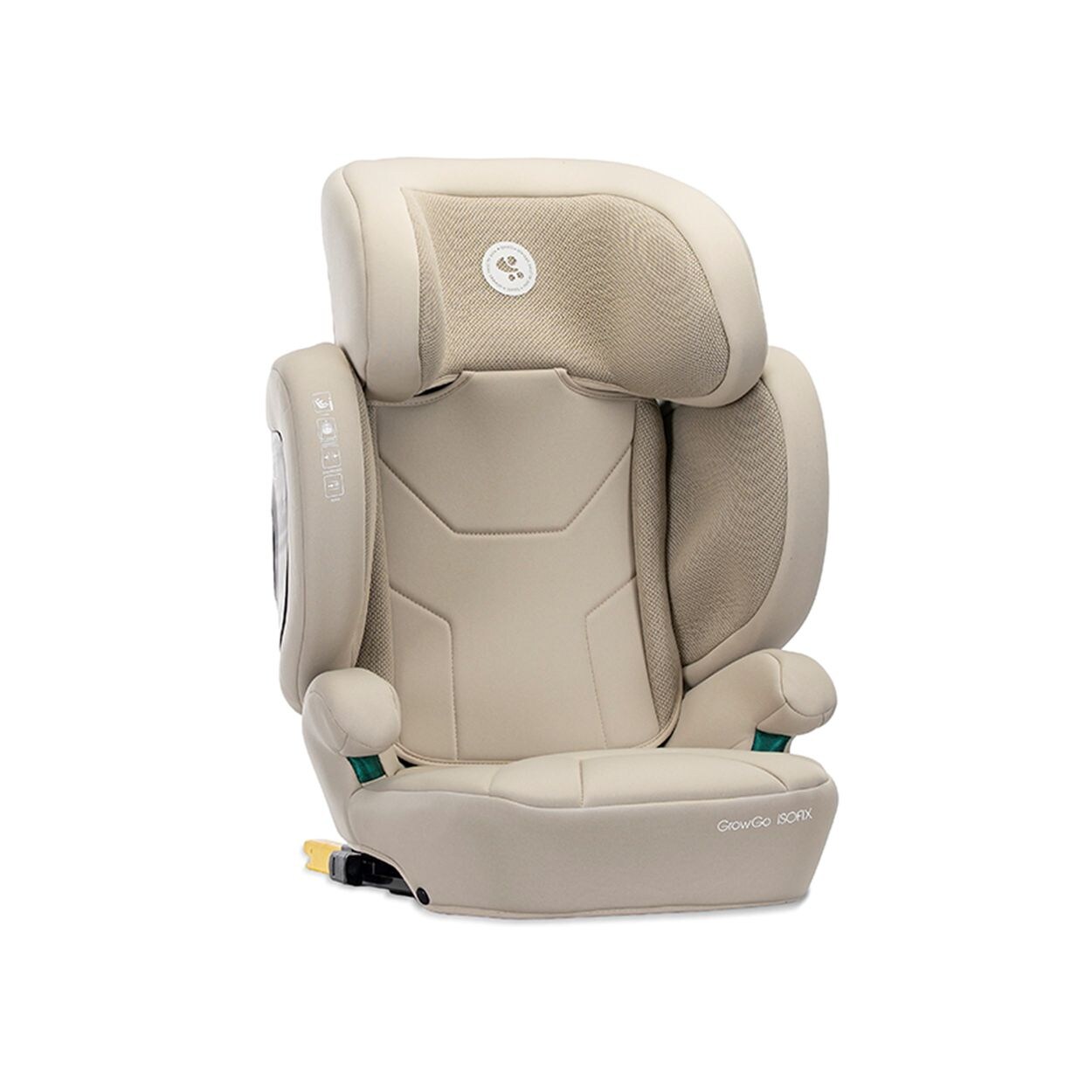 Lorelli Kindersitz Growgo Isofix i-Size 100x150cm Isofix klappbar Kopfstütze beige