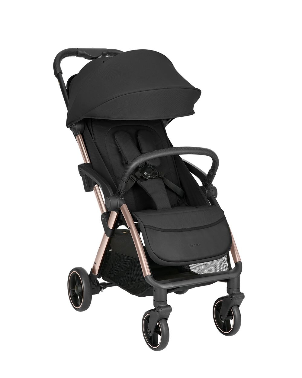 Kikkaboo Kinderwagen, Buggy Eden bis 22 kg Federung Regenschutz zusammenklappbar black