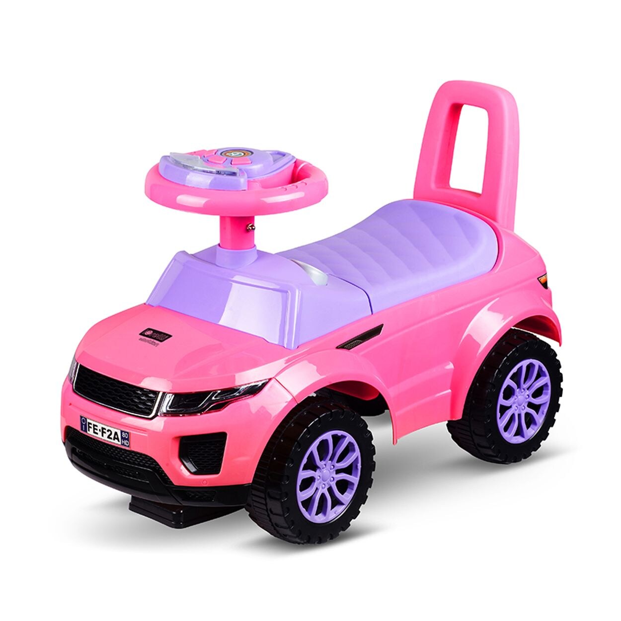 Lorelli Rutscher 2 in 1 Kinderauto Off Road Musikfunktion Rückenlehne ab 12 Mon. pink