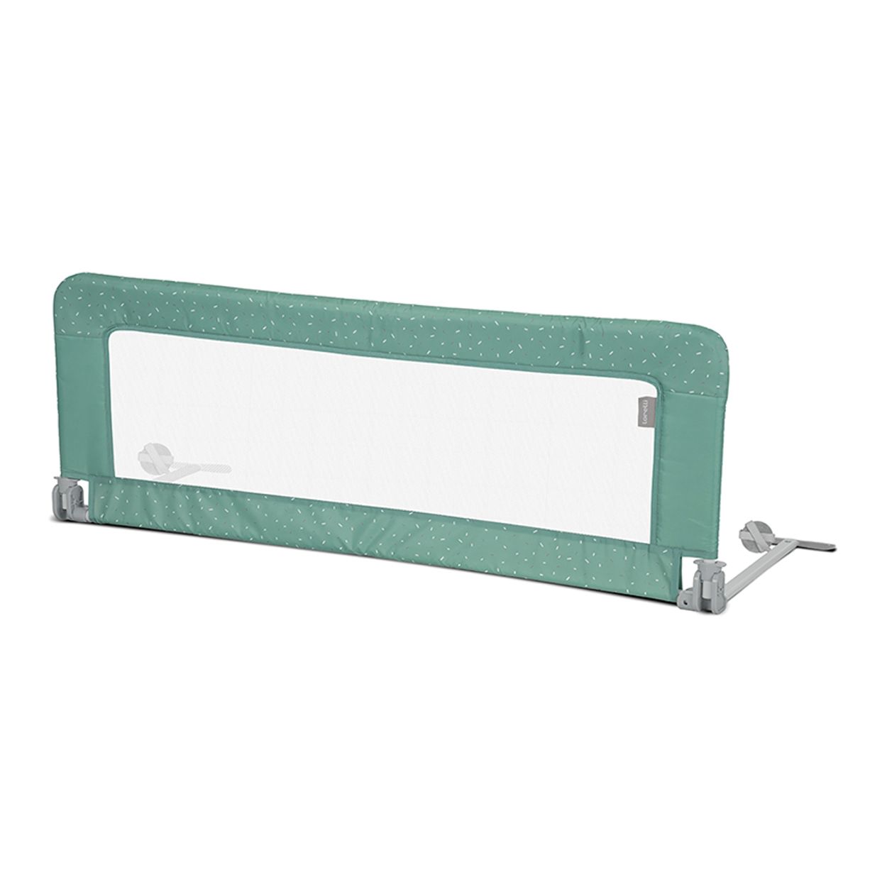 Lorelli Kinder Bettschutzgitter Safety night Gr&ouml;&szlig;e 127 x 45 cm, faltbar, Tasche gr&uuml;n - Bild 1
