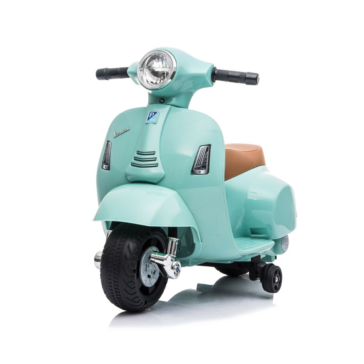 Chipolino Kindermotorrad Mini Vespa, Elektrofahrzeug, Stützräder, 30 W, 2,5 km/h