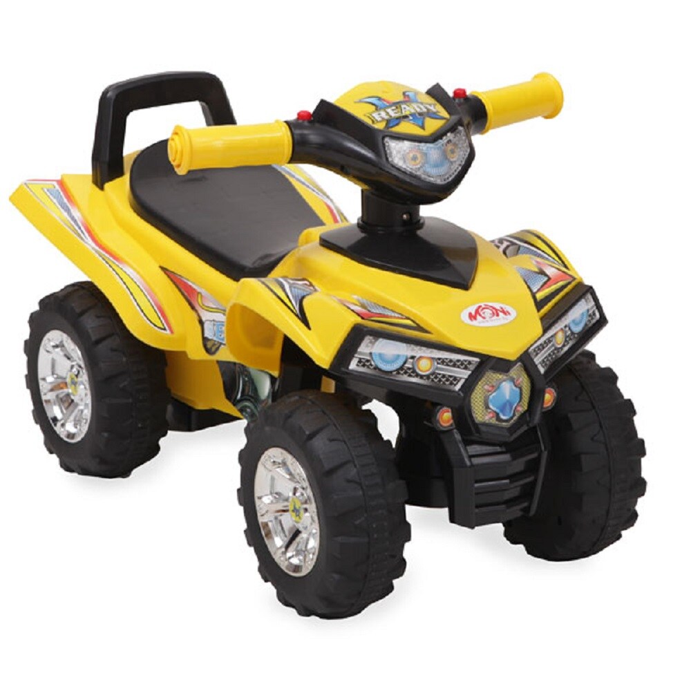 Rutschauto ATV 551 ab 1 Jahr mit Musikfunktion, Hupe, Quad Design gelb
