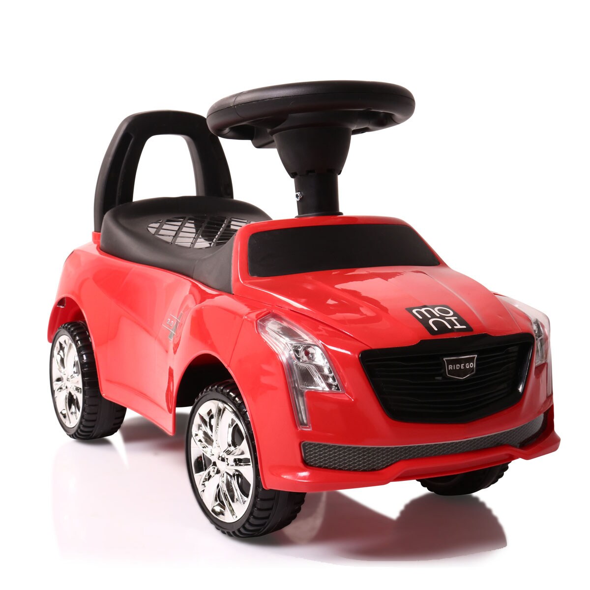 Rutscher, Kinderauto Leopard JY-Z01D mit Musikfunktion, ab 18 Monate bis 25 kg rot