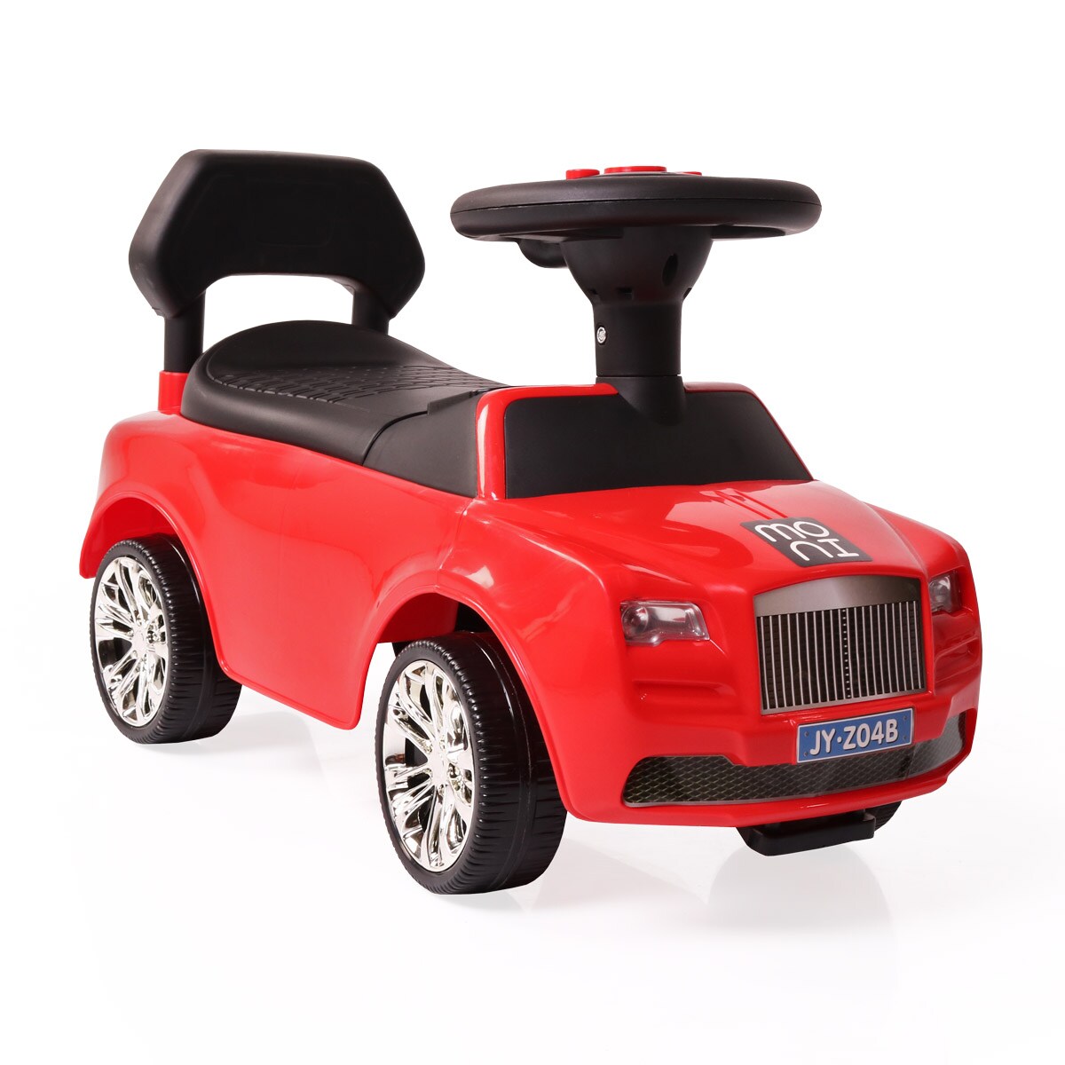 Rutscher, Kinderauto Baron JY-Z04B mit Musikfunktion, ab 18 Monate bis 25 kg rot