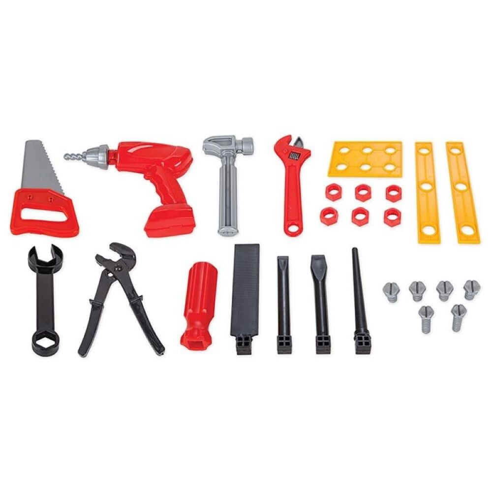 Pilsan Kinderwerkzeugkoffer 03314 mit 26-teiligem Kinderwerkzeug ab 3 Jahre - Bild 1