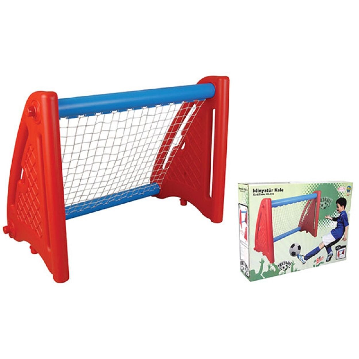 Pilsan Kinder Fußballtor 03397 für den Garten, wetterfestes Material 120 x 80 cm