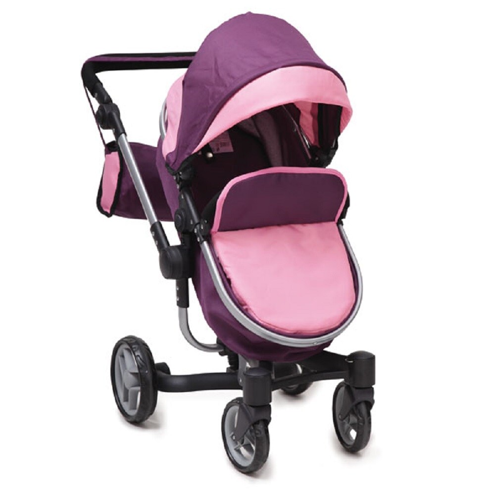 Puppenbuggy, Puppenwagen Violette 9694 zusammenklappbar, Schwenkräder vorne | 03800146256807